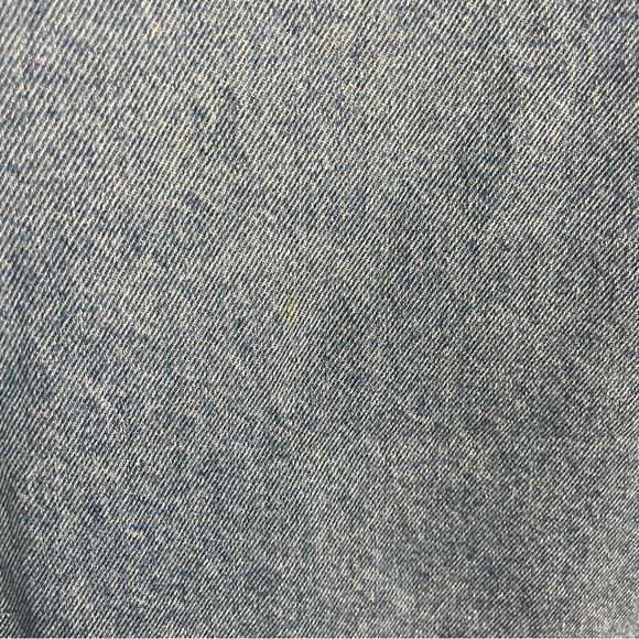 Vintage 90s no boundaries denim skirt with back button detailing size 7 - Picture 2 of 9